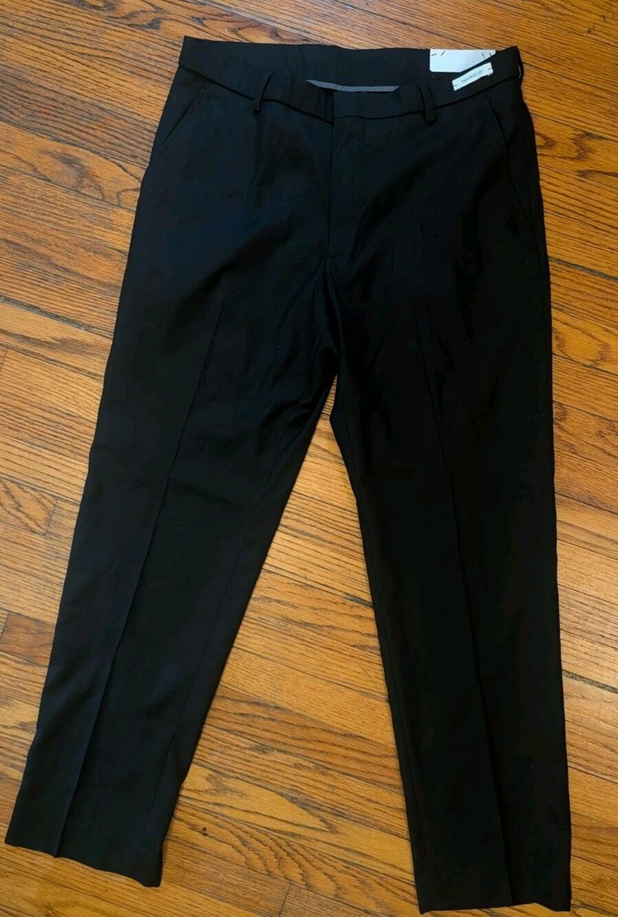 NWT Jos. A Banks Black Tailored Pants Men's 32 X 30 Pockets